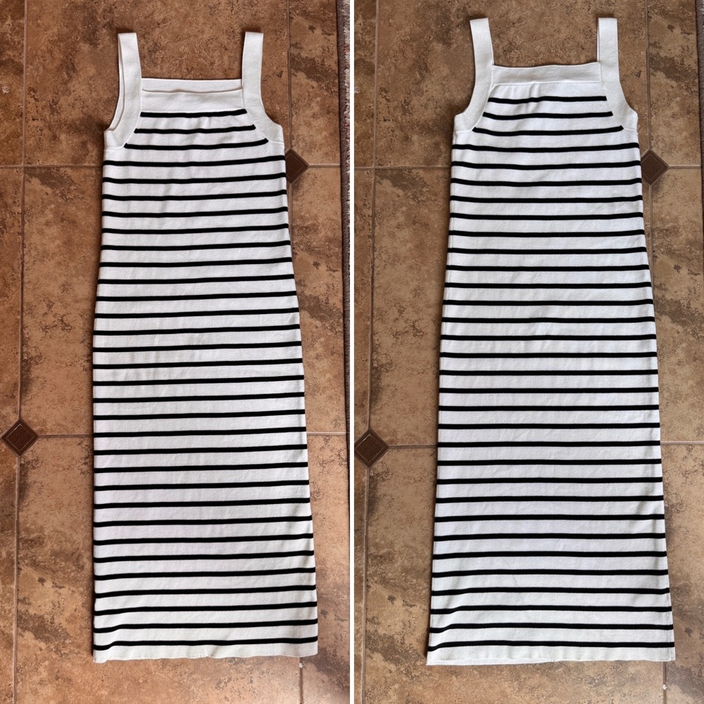 🆕 LOFT striped midi sweater dress